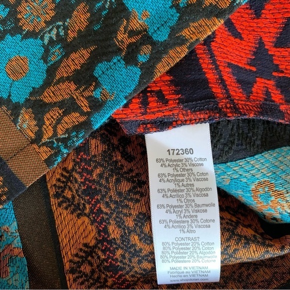 Anthropologie Colorful Dolan Jacquard Button Pencil Skirt Size M NWT Rare Find! - Picture 10 of 10